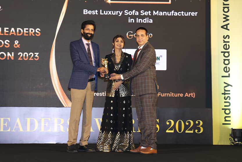 Sofa Town (Sai Furniture Art) wins ILA 2023 for Best Luxury Sofa Set Manufacturer In India
