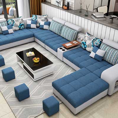 Infinitely Adaptable, Endlessly Comfortable: L Shaped & U Shaped Sofa Sets