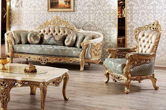 How a Carved Sofa Set Turns an Ordinary Living Room into Royal Decor