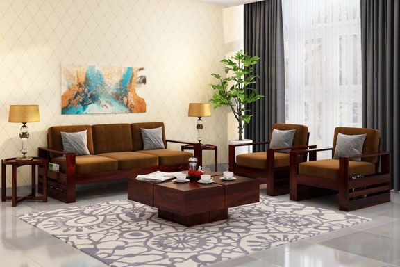 Wooden Sofa Set The Heart of Your Living Room