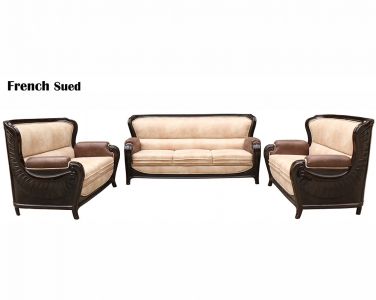 French Sued Fiberwood Sofa Set Maufacturers Wholasale Suppliers in Sheohar